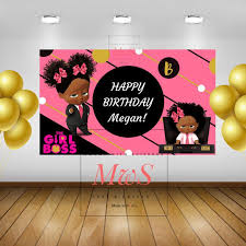 Hello girls, due to #covid19 we unfortunately have to cancel our csd party this year at @213764485347352:274:club gretchen. The Boss Lady Is In Town African American Baby Baby Boss Lady Birthday Party B Baby Birthday Party Girl Baby Birthday Party Girls Birthday Party Decorations