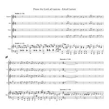 Praise the Lord all nations