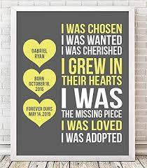 Taking a child for a day to explore something that they enjoy. Amazon Com Personalized Adoption Framed Print Adoption Plaque Adoption Gift Gotcha Gift Gotcha Day Adoptive Parents Gift Gotcha Day Decor Adoption Gift Adoption Keepsake Handmade