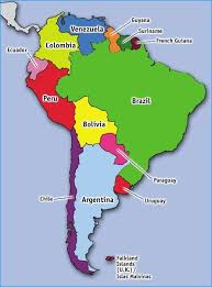 South American Countries Map Pam And Jeff In Latin America Map Of South America 445 X 600 Pixels Mapa Geografia Mapa America Do Sul