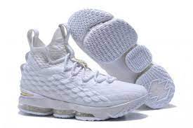 Foot locker is your prime source for men's basketball shoes. Nike Zoom Lebron Xv 15 Men Basketball Shoes White Gold Febshoe
