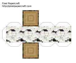 Papercraft Wood Birch Minecraft Printables Minecraft Blocks Minecraft Templates