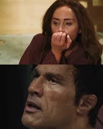 New look at Dwayne “The Rock” Johnson as Mark Kerr and Emily Blunt as Dawn  Staples in Benny Safdie's upcoming film “The Smashing Machine” 😱 The film  is set to be released