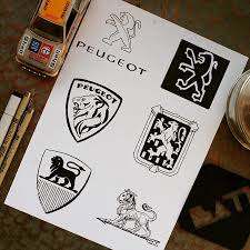 Peugeot badge is among the most enduring and recognized logos in world's automotive history. Peugeot Logo Ozcinart Draw To Drive
