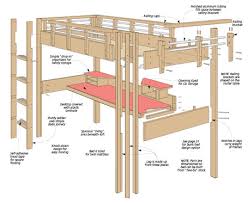This gives the bunk bed a nice clean appearance. Space Saving Loft Bed Woodworking Project Woodsmith Plans