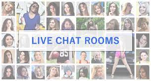 Live Chat Rooms. the Title Text is Depicted on the Background of Stock  Photo - Image of faces, isolated: 126017382