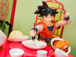 Cooler stands tall at 7.5 inches, features a high level of articulation, and comes with interchangeable hand parts, feet parts, and face parts of him without his mask. Dragon Ball Z S H Figuarts Goku Eating Scene Set