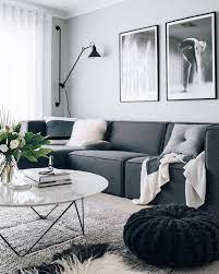Monochrome living room ideas post credits. Monochrome Living Room With Scandinavian Inspired Wall Art Monochrome Living Room Living Room Scandinavian Apartment Living Room