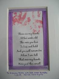 Framed Handprint Poem For New Grandma Occasions And Holidays Mothers Day Crafts Handprint Crafts Baby Crafts