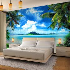Fototapete Strand Meer Palmen 352 X 250 Cm Vlies Wand Tapete Wohnzimmer Schlafzimmer Buro Flur Dekoration Wandbilder Beach Wallpaper Outdoor Decor Outdoor Bed