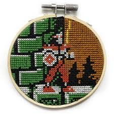Pin By Bryan On Stitch Bit By Bryan Cross Stitch Art Handcraft Retro Video Games