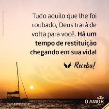 Segundo a receita federal, vai ocorrer a restituição do imposto de renda em 2021 será a maior de todas, com 3.446.038 pessoas contempladas. Tudo Aquilo Que Lhe Foi Roubado Deus Trara De Volta Para Voce Ha Um Tempo De Restituicao Chegando Em Confianca Em Deus Frases Evangelicas Frases De Carinho