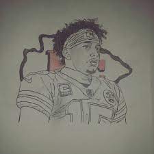 Maybe you would like to learn more about one of these? Patrick Mahomes Drawing In 2021 Celebrity Drawings Illustration Art Art