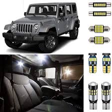 Check spelling or type a new query. Amazon Com Autogine 6 Piece Canbus Led Interior Light Kit For Jeep Wrangler Jk 4 Door 2007 2008 2009 2010 2011 2012 2013 2014 2015 2016 2017 Super Bright 6000k White Interior Led Bulbs Package Install Tool Automotive