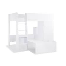 Lit Combine 2 Couchages Blanc Ninna 3 Suisses Lit combiné pilo blanc, mezzanine, bureau, lit pliant. lit combine 2 couchages blanc ninna 3