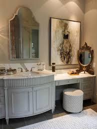 Image Of Gorgeous French Country Bathroom Wall Art Using Surreal Oil Painting On Meta Country Bathroom Vanities Country Bathroom French Country Bathroom Vanity