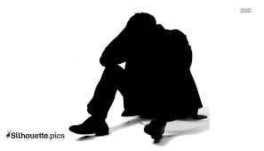 The best selection of royalty free silhouette person sitting vector art, graphics and stock illustrations. Sad Man Sitting Silhouette Silhouette Pics