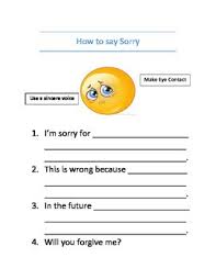 How To Say Sorry Bible Activities For Kids Social Work Activities Bible For Kids