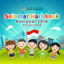 Gambar ilustrasi dengan crayon youtube.com. Hari Anak Nasional 2018