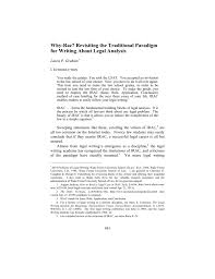 Issue, rule, analysis, conclusion or conclusion, rule, analysis, conclusion. Revisiting The Traditional Paradigm For Writing