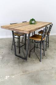 Powell hamilton counter height dining table. Bar Height High Top Reclaimed Barn Wood Dining Table With Etsy