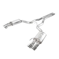 Borla S-Type Cat-Back Active Exhaust - Black Chrome Tips