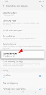 If you used a phone for encryption, the phone is the tool to decrypt the card. How To Encrypt And Decrypt Sd Card On Galaxy S20