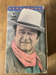 John Wayne Best of the West Classics Set of 4 VHS Tapes