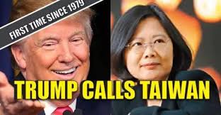 Image result for 川普蔡英文通話