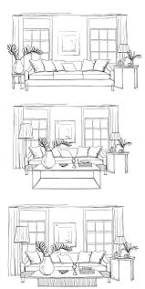 Hand Drawn Room Interior Interior Design Sketches Interior Design Drawings Interior Design Renderings