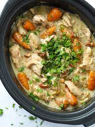 Slow Cooker Chicken Casserole With Crispy Bacon