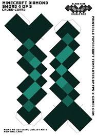 More images for printable minecraft sword » Minecraft Diamond Sword Template 3 Of 5 Real Life Crafting Minecraft Papercraft Sword Minecraft Sword Minecraft Diamond Sword Minecraft Printables