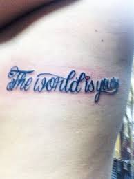 By — brian cornwell a worldwide cultural icon and one of the most famous movie characters of all time, tony montana has come to represent all that is rich, corrupt, and yet ultimately redeemable. The World Is Yours Tattoo Tattoos For Lovers Tattoos Ghetto Tattoos