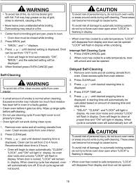 This may reset the control and allow you to unlock the door. Self Cleaning Built In Wall Oven Owner S Manual Pdf Free Download