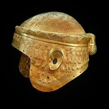 Gold Helmet Sumeria 2600 Bce Ancient Armor Ancient Mesopotamia Ancient