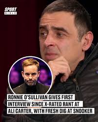 👀🍿 Ronnie O'Sullivan pulled no punches again in his first interview after  launching an x-rated rant at rival Ali Carter