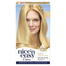 Creme of nature, jacksonville, fl. Clairol Nice N Easy Creme Natural Looking Oil Infused Permanent Hair Dye 10 Extra Light Blonde Buy Online In Antigua And Barbuda At Antigua Desertcart Com Productid 62996932