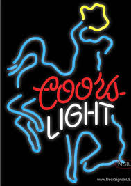 Coors Light Bucking Bronco Neon Beer Sign Neonsignsinus Get Every Neon From Here