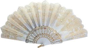 Ventaglio di velo di seta, ventaglio lungo di danza Yangko, ventaglio di  danza del ventre angelo