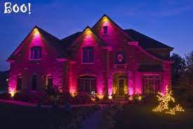 10 Haunting Lights For Halloween Halloween House Decoration Halloween Outdoor Decorations Outdoor Halloween