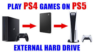 Playing Ps4 Games On External Hard Drive In Playstation 5 Play On Ps5 With Game Saved Data Youtube