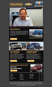 Gastorf Chevrolet Email Marketing Mockup