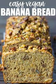 Banana bread recipe no sugar, banana nut bread, healthy banana bread. Easy Vegan Banana Bread Recipe Made In 1 Bowl Add Walnuts Or Chocolate Chips Vegan Pl Vegan Banana Bread Easy Vegan Banana Bread Recipe Vegan Banana Bread