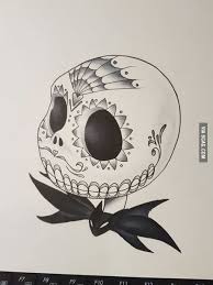 Check spelling or type a new query. Just Finished My Sugar Skull Jack Skellington Drawing 9gag