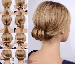Evde Kolay Ense Topuzu Yapimi Easyhairstyles Long Hair Updo Easy Hairstyles Short Hair Updo