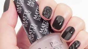 7.5ml ur sugar tempered base coat no wipe top coat soak off uv nail gel polish. Opi Matte Top Coat Matte French Mani Tutorial Youtube