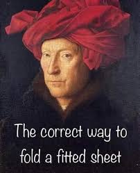 How to fold a fitted sheet properly?