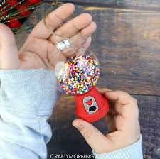 Make your own bubbles with evie from cbeebies house inspired by maddie's do you know? Diy Gumball Machine Ornament Crafty Morning