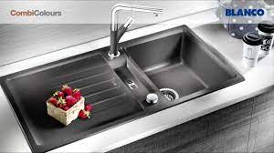4.4 out of 5 stars 109. Blanco Silgranit Puradur Ii Combi Colours By Hafele Youtube