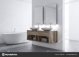 double bathroom sink two vertical